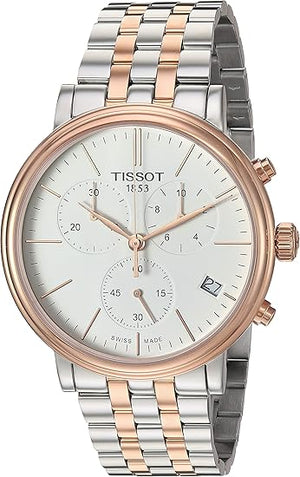 TISSOT CARSON PREMIUM QUARTZ CHRONOGRAPH 41 MM MEN WATCH T122.417.22.011.00