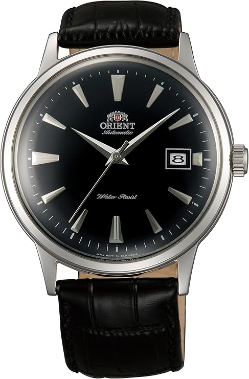 ORIENT BAMBINO AUTOMATIC BLACK LEATHER MEN WATCH SAC00004B0