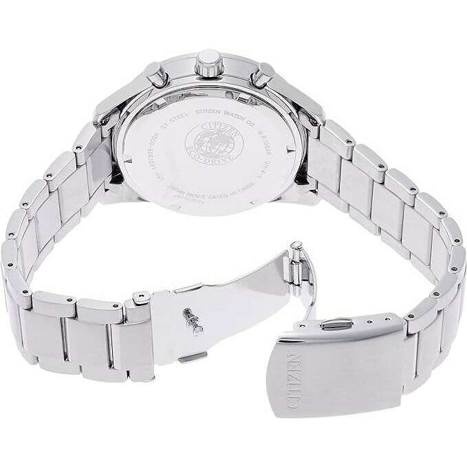 ROOK JAPAN:CITIZEN COLLECTION ECO DRIVE ANALOG CHRONOGRAPH SILVER STRAP MEN WATCH VO10-6742F,JDM Watch,Citizen Collection