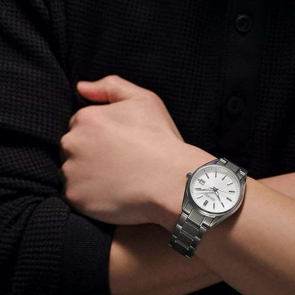 SEIKO SELECTION S SERIES SOLAR RADIO WAVE SILVER MEN WATCH SBTM337 ...