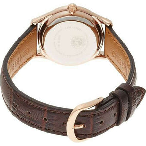 ROOK JAPAN:CITIZEN COLLECTION  ECO-DRIVE BROWN LEATHER STRAP SILVER DIAL LADIES WATCH EM0402-05A,JDM Watch,Citizen Collection