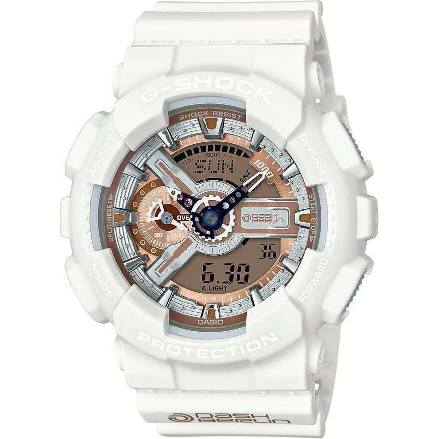 ROOK JAPAN:CASIO G-SHOCK DASH BERLIN TIE-UP MODEL WHITE ANALOG DIGITAL MEN WATCH GA-110DB-7AJR,JDM Watch,Casio G-Shock