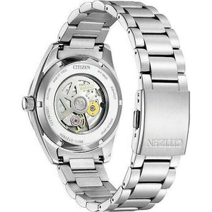 ROOK JAPAN:CITIZEN COLLECTION MECHANICAL AUTOMATIC SEE-THROUGH BACK SILVER MEN WATCH NB1050-59A,JDM Watch,Citizen Collection