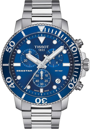 TISSOT SEASTAR 1000 DIVE CHRONOGRAPH QUARTZ 45.5 MM MEN WATCH T120.417.11.041.00