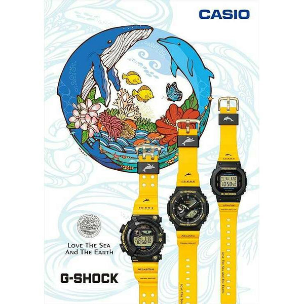 CASIO G-SHOCK LOVE THE SEA AND THE EARTH ICERC JAPAN COLLAB SOLAR YELL ...