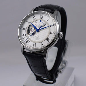 ORIENT STAR SEMI SKELETON OPEN HEART AUTOMATIC MEN WATCH RE-HH0001S
