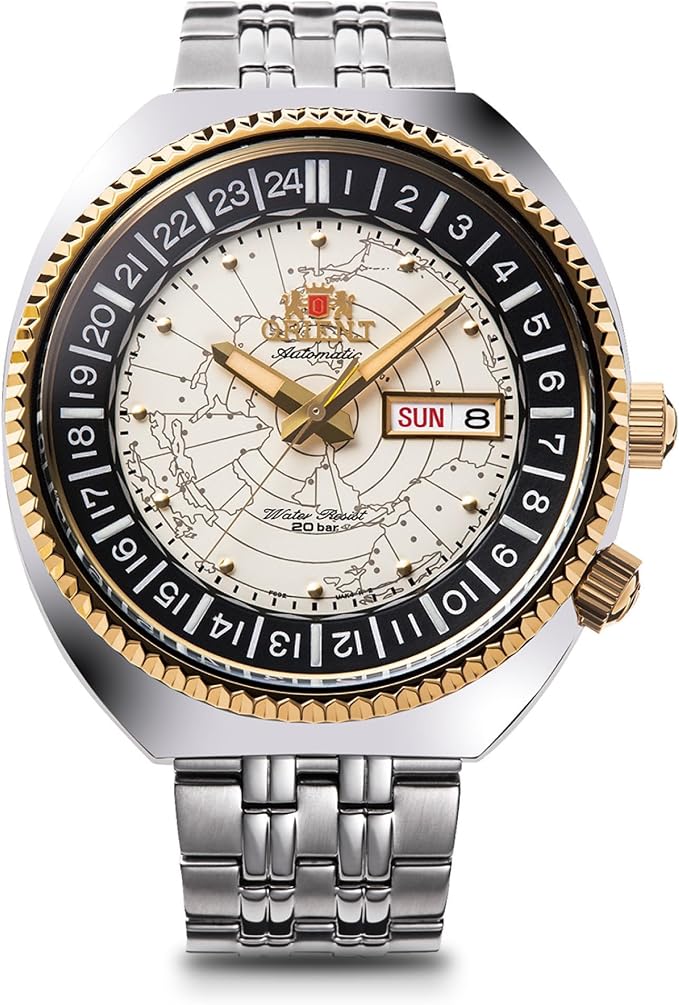 ORIENT AUTOMATIC CONTEMPORARY WORLDMAP MEN WATCH RN-AA0E01S