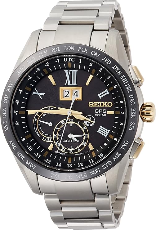 SEIKO ASTRON BIG-DATE TITANIUM MODEL SILVER MEN WATCH (DISCONTINUED) SBXB139