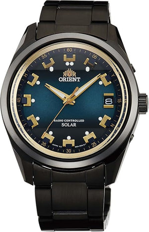 ORIENT NEO70'S SOLAR RADIO WAVE BLACK & GREEN MEN WATCH WV0051SE