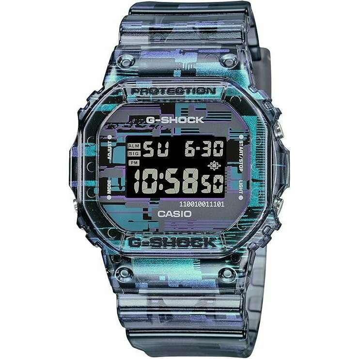 ROOK JAPAN:CASIO G-SHOCK DIGITAL GLITCH DESIGN MULTICOLORED MEN WATCH DW-5600NN-1JF,JDM Watch,Casio G-Shock