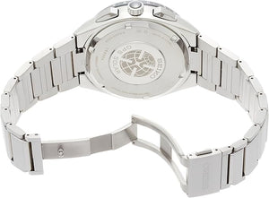 SEIKO ASTRON GPS SOLAR EXECUTIVE LINE DUAL TIME TITANIUM MODEL SILVER MEN WATCH SBXB155