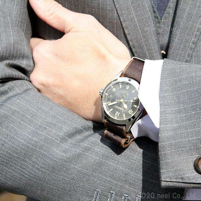 ROOK JAPAN:SEIKO PROSPEX ALPINIST MECHANICAL AUTOMATIC BROWN FABRIC BELT MEN WATCH SBDC137,JDM Watch,Seiko Prospex
