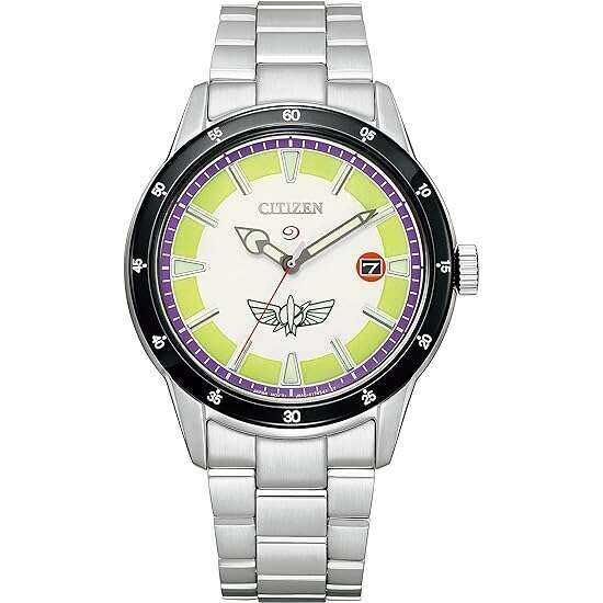 ROOK JAPAN:CITIZEN DISNEY COLLECTION BUZZ LIGHTYEAR MODEL SILVER MEN WATCH (800 LIMITED) AW1166-66A,JDM Watch,Citizen Collection