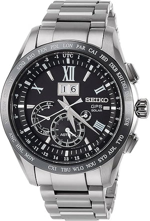 SEIKO ASTRON BIG-DATE TITANIUM MODEL SILVER MEN WATCH (DISCONTINUED) SBXB137