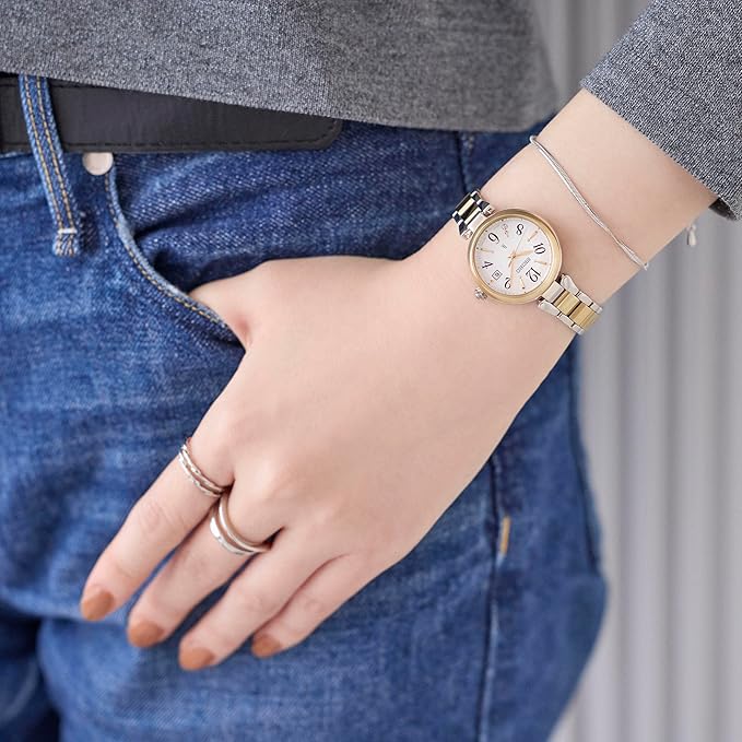 SEIKO LUKIA GROW 2024 AW RECOMMENDED COLOR SILVER & GOLD WOMEN WATCH SSQW086