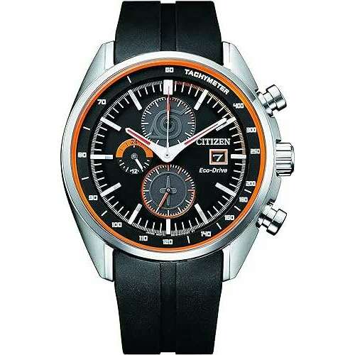 ROOK JAPAN:CITIZEN COLLECTION NARUTO COLLABORATION BLACK & ORANGE MEN WATCH (710 LIMITED) CA0591-12E,JDM Watch,Citizen Collection