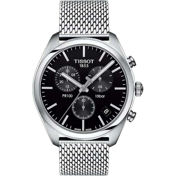 TISSOT PR 100 QUARTZ CHRONOGRAPH 41 MM MEN WATCH T101.417.11.051.01