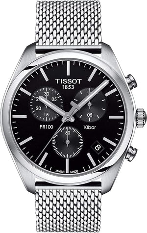 TISSOT PR 100 QUARTZ CHRONOGRAPH 41 MM MEN WATCH T101.417.11.051.01