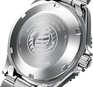 ORIENT MAKO AUTOMATIC DIVERS SILVER & BLUE MEN WATCH (500 LIMITED) RN-AA0822L
