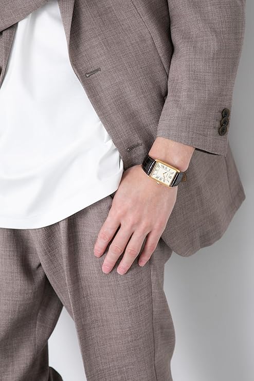 SEIKO SELECTION NANO UNIVERSE SPECIAL EDITION YELLOW GOLD & BROWN MEN WATCH SSEH020