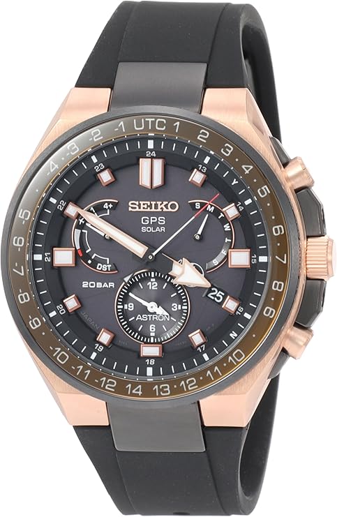 SEIKO ASTRON GPS SOLAR EXECUTIVE SPORTS LINE TITANIUM BLACK DIAL MEN WATCH (DISCONTINUED) SBXB170