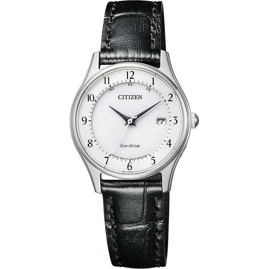 ROOK JAPAN:CITIZEN COLLECTION ECO-DRIVE RADIO DIRECT FLIGHT BLACK & WHITE LADIES WATCH ES0000-10A,JDM Watch,Citizen Collection