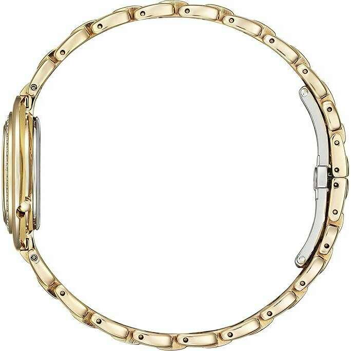 ROOK JAPAN:CITIZEN ECO-DRIVE ANALOG WARM GOLD STRAP PEARL COLORED DIAL LADIES WATCH EM0902-53D,JDM Watch,The Citizen