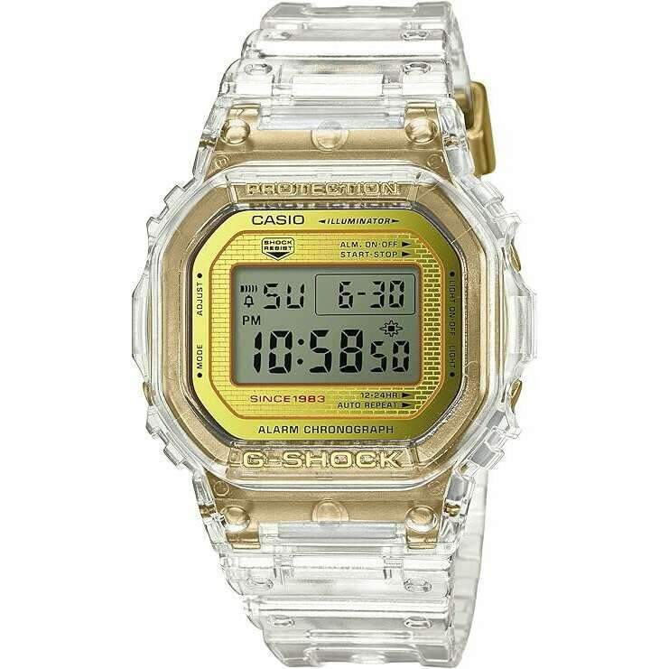 ROOK JAPAN:CASIO G-SHOCK GLACIER GOLD CLEAR DIGITAL MEN WATCH DW-5035E-7JR,JDM Watch,Casio G-Shock