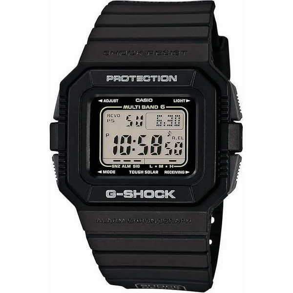 CASIO G-SHOCK RADIO SOLAR DAY-DATE BLACK DIGITAL MEN WATCH GW-5510