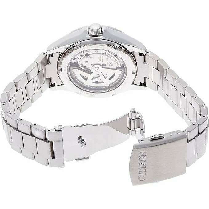 CITIZEN COLLECTION MECHANICAL SEE-THROUGH BACK SILVER