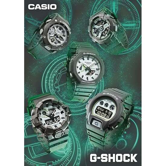 ROOK JAPAN:CASIO G-SHOCK HIDDEN GLOW SERIES DAY-DATE ANALOG DIGITAL DIAL GREY MEN WATCH GA-110HD-8AJF,JDM Watch,Casio G-Shock