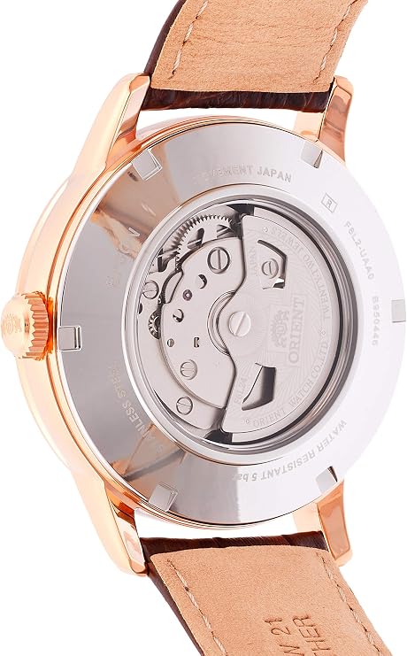 ORIENT SUN&MOON MECHANICAL LEATHER STRAP MEN WATCH RA-AS0003S