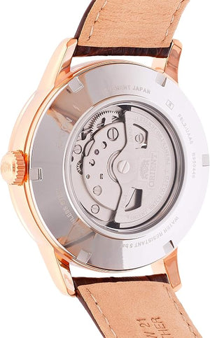 ORIENT SUN&MOON MECHANICAL LEATHER STRAP MEN WATCH RA-AS0003S