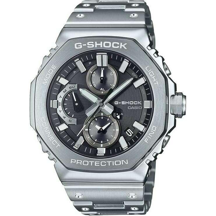 CASIO G-SHOCK FULL METAL CHRONOGRAPH BLUETOOTH SILVER