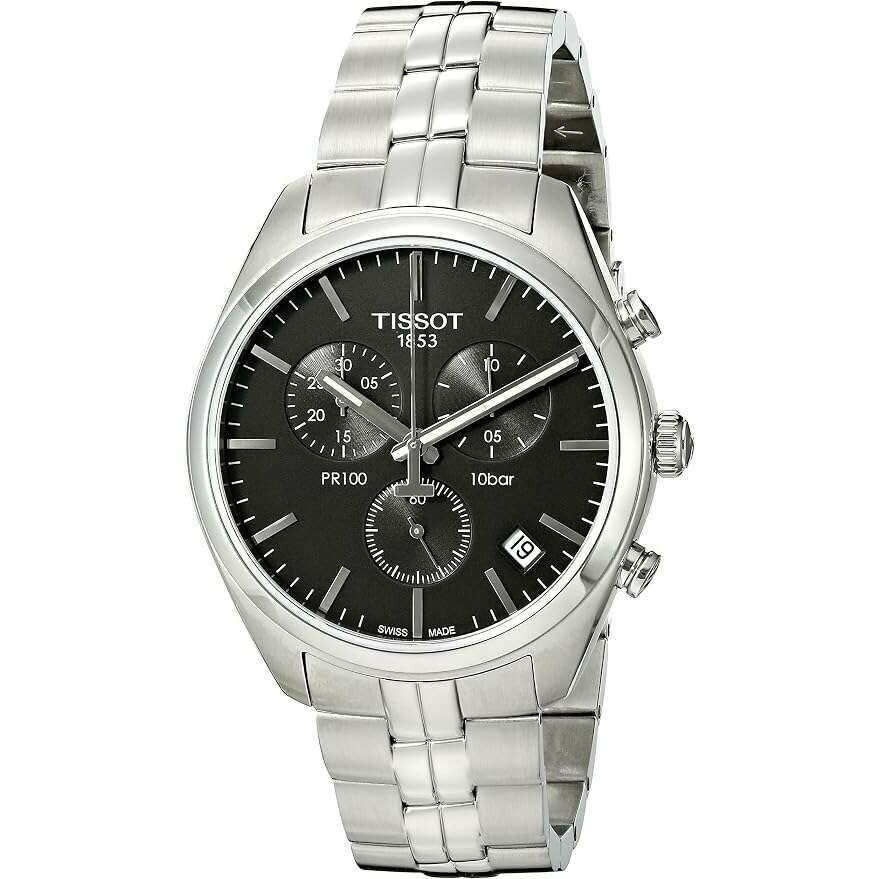 TISSOT PR 100 QUARTZ CHRONOGRAPH 41 MM MEN WATCH T101.417.11.051.00