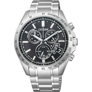 ROOK JAPAN:CITIZEN COLLECTION ECO-DRIVE RADIO DIRECT FLIGHT BLACK & SILVER MEN WATCH BY0130-51E,JDM Watch,Citizen Collection
