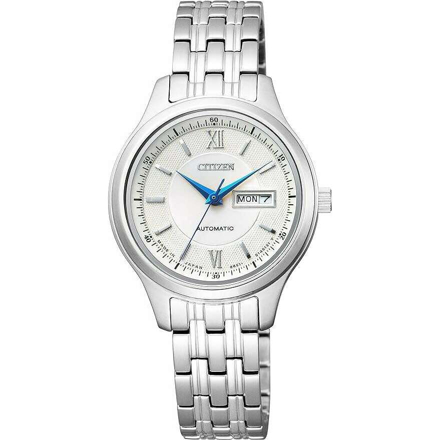 ROOK JAPAN:CITIZEN COLLECTION AUTOMATIC MECHANICAL ANALOG SILVER STRAP LADIES WATCH PD7150-54A,JDM Watch,Citizen Collection