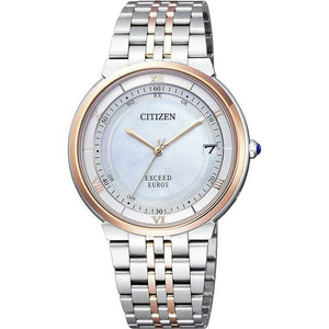 ROOK JAPAN:CITIZEN EXCEED EUROS SERIES ANALOG GOLDEN & PEARL COLOR MEN WATCH CB3024-52W,JDM Watch,Citizen Exceed