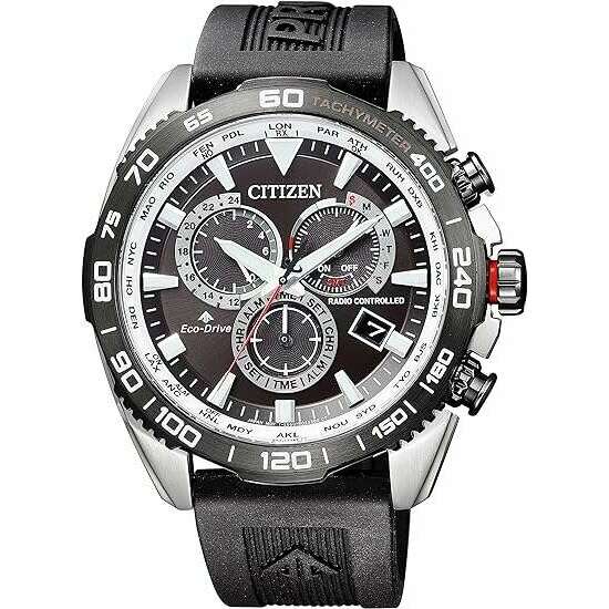 ROOK JAPAN:CITIZEN PROMASTER LAND SERIES DIRECT FLIGHT ECO DRIVE RADIO MEN WATCH CB5036-10X,JDM Watch,Citizen Promaster