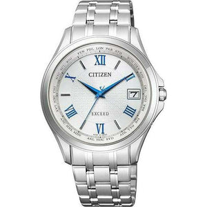 ROOK JAPAN:CITIZEN EXCEED ECO-DRIVE RADIO CONTROLLED SILVER STRAP AND DIAL MEN WATCH CB1080-52B,JDM Watch,Citizen Exceed