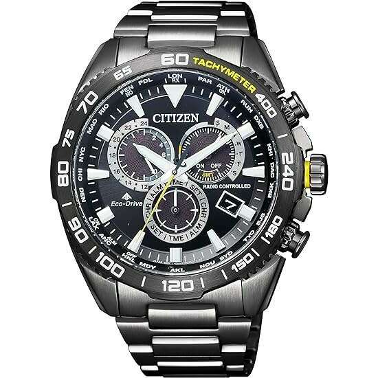 ROOK JAPAN:CITIZEN PROMASTER LAND SERIES ECO DRIVE RADIO DIRECT FLIGHT MEN WATCH CB5037-84E,JDM Watch,Citizen Promaster