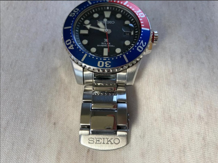 SEIKO PROSPEX DIVER SOLAR DIVER PEPSI MEN WATCH (DISCONTINUED) SBDJ047