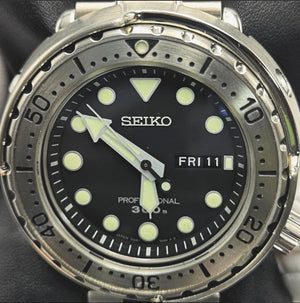 SEIKO PROSPEX MARINEMASTER PROFESSIONAL DIVER'S SILVER MEN WATCH (LIMITED MODEL) SBBN049