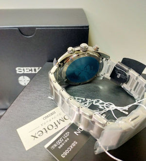 SEIKO ASTRON GPS SOLAR RADIO WAVE DUAL TIME CURVE SILVER MEN WATCH (DISCONTINUED) SBXC053