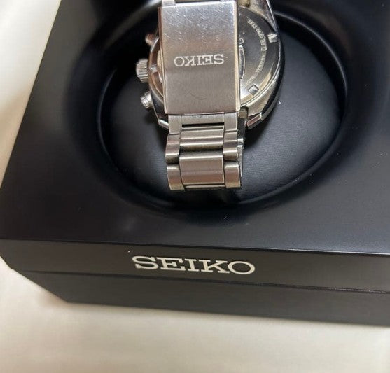 SEIKO ASTRON GPS SOLAR RADIO WAVE DUAL TIME CURVE SILVER MEN WATCH (DISCONTINUED) SBXC047