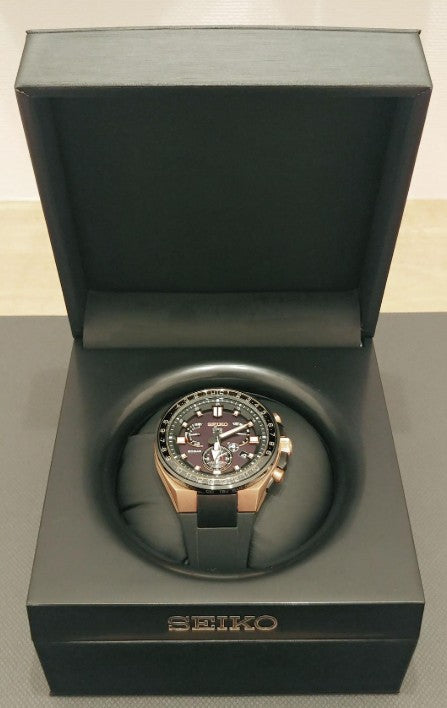 SEIKO ASTRON GPS SOLAR EXECUTIVE SPORTS LINE TITANIUM BLACK DIAL MEN WATCH (DISCONTINUED) SBXB170