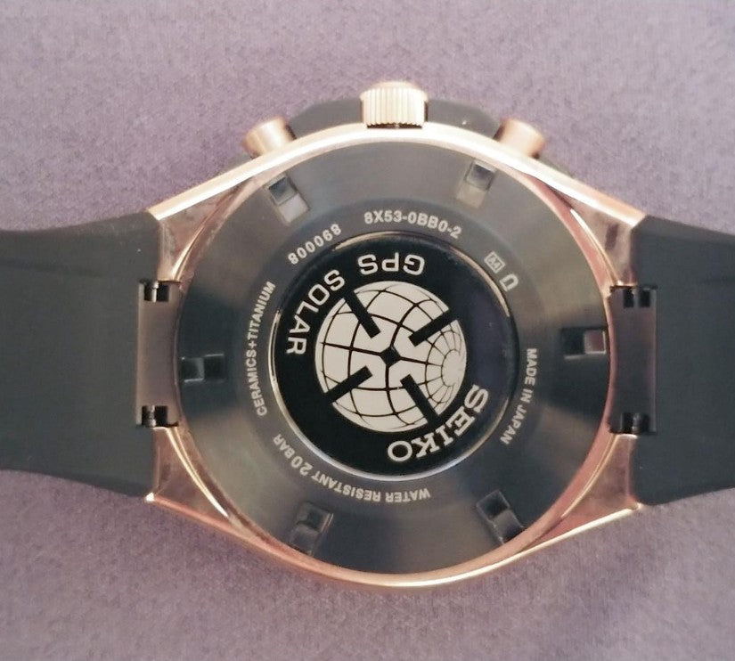 SEIKO ASTRON GPS SOLAR EXECUTIVE SPORTS LINE TITANIUM BLACK DIAL MEN WATCH (DISCONTINUED) SBXB170