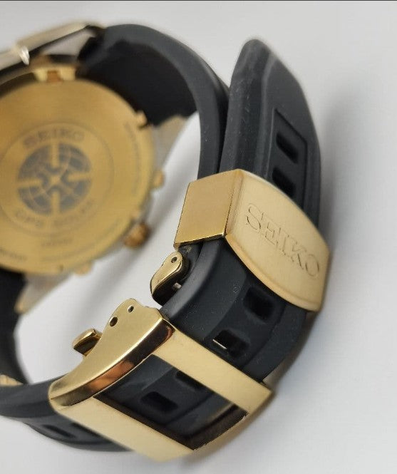 SEIKO ASTRON GPS SOLAR BIG DATE BLACK DIAL BLACK MEN WATCH (DISCONTINUED) SBXB153