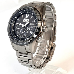 SEIKO ASTRON BIG-DATE TITANIUM MODEL SILVER MEN WATCH (DISCONTINUED) SBXB137
