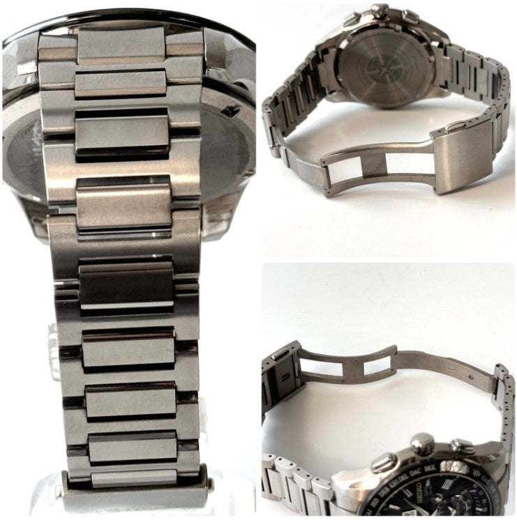 SEIKO ASTRON BIG-DATE TITANIUM MODEL SILVER MEN WATCH (DISCONTINUED) SBXB137